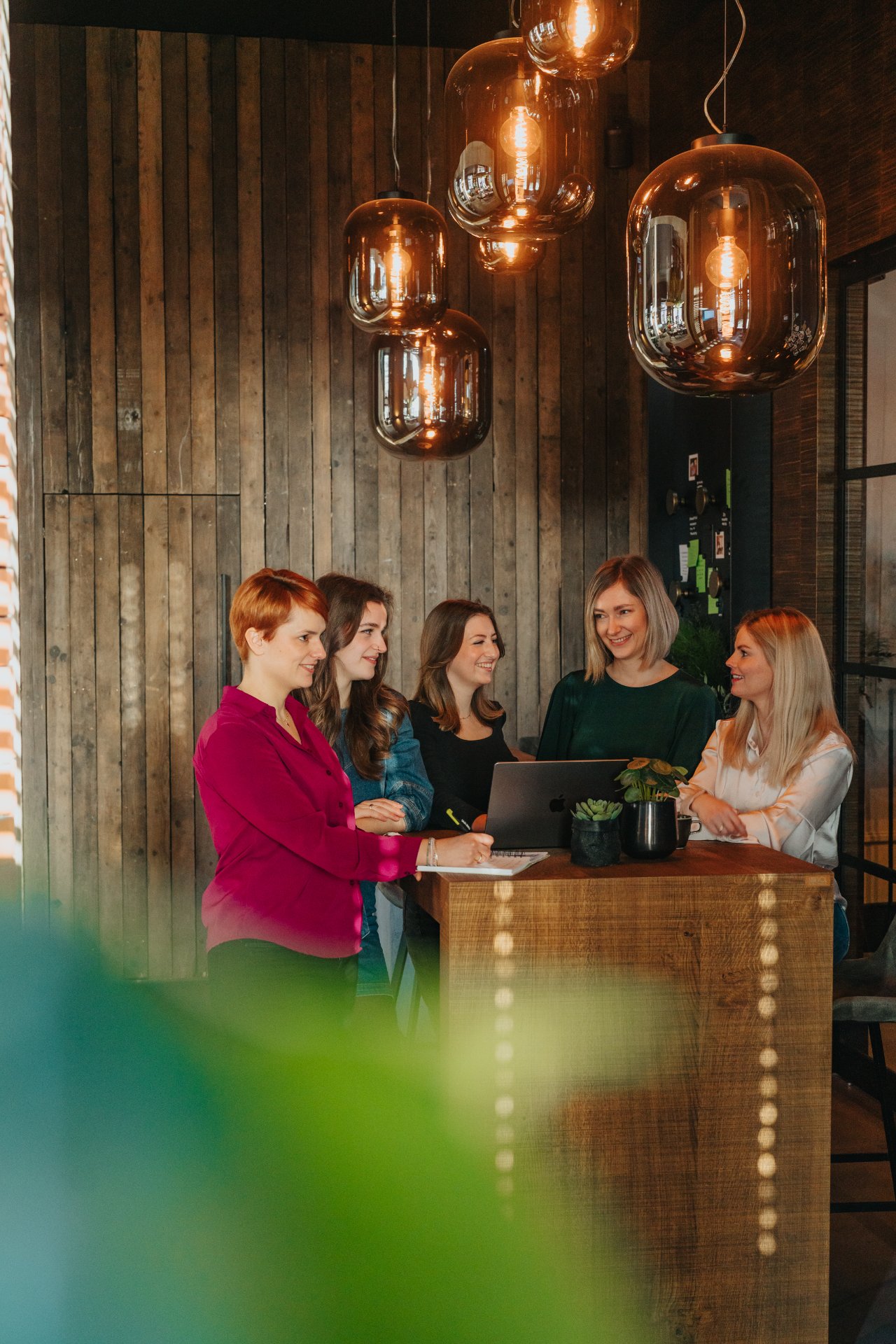 Team marketing tijdens overleg